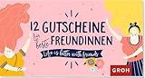 12 Gutscheine für beste Freundinnen: Life is better with friends | Ideales Geschenk für die Lieblingsfreundin