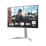 LG, 27 Zoll, Ultra HD 4K Monitor, 68.4cm, 16:9, Super Resolution, 3840 x 2160, 60Hz, 5ms, HDR10, AMD FreeSync, DCI-P3 95%, DisplayHDR 400, 27UP850K-W.AEU - Weiß & Schwarz