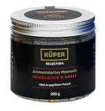 Küper Selection – 200g Aromatisiertes Meersalz mit 1,4% Chili, Knoblauch und Petersilie in grober Körnung, zum Würzen und Verfeinern