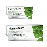 Hametum Wund und Heilsalbe | 100g + 25g | mit Hamamelis | bei kleinen Verletzungen wie Schürf- und Schnittwunden | fördert Wundheilung & hemmt Entzündung