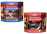 Lambertz Baumkuchen Zartbitter und Vollmilch Schokolade 2 x...