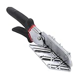 SUNGOOYUE Verstellbare Gehrungsschere mit SK5-Stahlklinge für Weiches Holz, 45 60 75 90 105 120 135 Grad Winkelschneiden, Leichter Kopf für Holzbearbeitungs-Enthusiasten