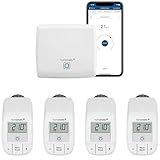 Homematic IP Heizungssteuerung Basic für 4 Heizkörper zur Einzelraumregelung mit App., Weiß