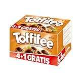 Toffifee 4 + 1 Extra – 1 x 625 g – Haselnuss in Karamell mit Nougatcreme und Schokolade – ideal zum gemeinsamen Naschen und Teilen