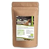 Mynatura Bio Johannisbrotkernmehl E410 fein I Bindemittel I Pflanzlich I Glutenfrei I Kochen I Backen I Im Beutel (100g)