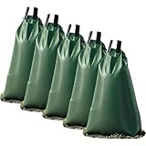 Baumbewässerungssack 75 L (5 Stück) - Verbinden Sie mehrere Bewässerungsbeutel miteinander - Bewässerungssack mit Schutzetikett - Baumbeutel aus robustem und UV-beständigem PVC