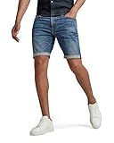 G-STAR RAW Herren 3301 Slim Denim Shorts, Blau (faded cascade D17418-C051-C606), 32