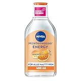 NIVEA Mizellenwasser Energy (400 ml), parfümfreies Gesichtswasser mit Aminosäuren Komplex und 3 x Antioxidantien, Mizellen Reinigungswasser mit 0% Rückständen für ein belebtes Hautgefühl