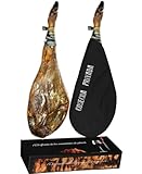 Seifenpalette, 100 % , Sanchez Martín – Auswahl Cosecha Privada – Lieferung 24 Stunden – Schwarze Vitola 100 % Iberische Huelva – inklusive Geschenkhülle Schinkenabdeckung (7,5, Schinken)