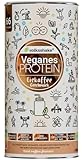 Veganes Protein Eiskaffee | 1000g | 12 pflanzliche Proteinquellen | Ohne Sucralose | Ohne Soja & Gluten | Premiumqualität vom Bodensee | Made in Germany