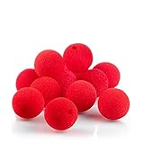 com-four® 12x Clownsnasen aus Schaumstoff - falsche Nasen in Rot für Kostüme, Ø 5cm, für Fasching, Karneval oder andere Mottopartys