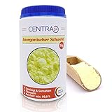 Anorganischer Schwefel 1kg in Dose aus deutscher Herstellung, ≥ 99,9% Reinheit, reinst, fein gemahlen, schonend abgefüllt, säurearm, ohne Zusatzstoffe, ölfrei, Sulphur