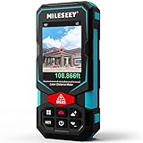 MiLESEEY Professional Laser Entfernungsmesser mit Kamera,Messbereich 100m,P2P-Technologie,IP65,± 2 mm Messgenauigkeit,3x3 V Wiederaufladbare Batterien,für den Außenbereich(APP Connectivity)