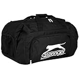 Slazenger Sporttasche mit Farbwahl 55L Trainingstasche Reisetasche Sport Tasche Reisegepäck (schwarz)