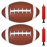 HEMOTON 2 Stücke Rugby Ball, 6.7' Training Fußball Ball für Schule Indoor Outdoor, Geeignet für Kinder im Alter von 2–5 Jahren