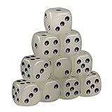 Dunkeln Leuchtendes 6-seitiges Würfel Set Leuchtende Acryl Würfel Für RPG Yahtze Bunco Tischspiele Mathematikunterricht