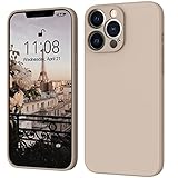 ORDA iPhone 13 Pro Max Hülle Silikon Case, Hanyhülle iPhone 13 Pro Max Dünn Slim mit Microfiber, Kratzfeste Rundumschutz Case Hülle für iPhone 13 Pro Max 6.7'' Khaki