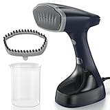 BEAUTURAL Dampfglätter mit 2 Dampfstufen,1800W Dampfleistung von 28 g/min 260ML Wassertank, Abschaltautomatik und Tropfstopp Faltbar Dampfbürste