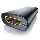 CSL - 4K HDMI 2.0b Extender Verstärker - HDMI Repeater Signalverstärker - UHD 2160p 60Hz - HDMI-Buchse zu HDMI-Buchse - Aluminium - bis zu max 20m Entfernung