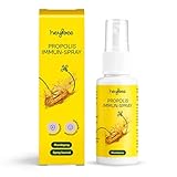 heybee® Propolis Immun-Spray mit Vitamin D, 30 ml (1er Pack) - das Mundspray für Kinder & Erwachsene, wohltuend für Hals & Rachen + stärkt das Immunsystem, Inhaltsstoffe aus nachhaltiger Imkerei