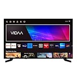 TELEFUNKEN Fernseher 43 Zoll Smart TV VIDAA D43U790B2CW 4K Fernseher UHD, HDR TV mit Dolby Vision, Triple-Tuner und 6 Monate HD+ inkl., LED TV schwarz