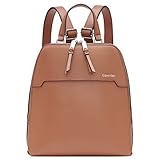 Calvin Klein Damen Jasper Rucksack mit Zwei Fächern, Caramel, Einheitsgröße