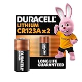 DURACELL CR123 (2 Stück) CR 123 High Power Lithium Batterie 3V (CR123A / CR17345)