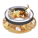 Tischfeuer für den Innenbereich, 4 Stück, für, Garten, Terrasse, Balkon, Picknick, Abendessen, Treffen, Party