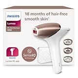 Philips Lumea IPL 9000 Series Haarentfernungsgerät mit SenseIQ Technologie – Alternative zur Laserhaarentfernung – 3 Aufsätze für Körper, Gesicht & Präzisionsbereiche, kabellos (BRI955/00)