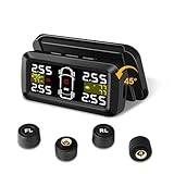 TPMS Reifendruckkontrollsystem【2/4-Rad-Modi】0.01Bar Hohe...