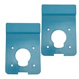 Pssopp Router-Zubehör, 2-teiliger Führungsschienenadapter, Flach und Glatt, Robustes ABS-Material, Stabile Leistung, Präzises und Direktes Schneiden, Schienensägenschienenadapter für RT0701C Nan