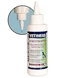 Vetiness Ohrenreiniger für Hunde und Katzen 100 ml | Ohrentropfen mit Salicylsäure, Milchsäure und Lavendelöl | Ohrmilben | Löst Schmutz und Rückstände