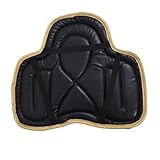 WSQHAO Sattelunterlage Comfort Reitzubehör Dressurunterlagen 55cmx45cm Für Den Pferderücken(Black)