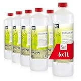Höfer Chemie 6x 1 L Essigsäure 60% - optimaler Reiniger...