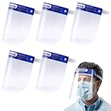 Doukesh 5 Stück Gesichtsschutz Face Shield mit Angenehmem...
