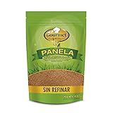 Pulverisierte Panela - 400 g - Reich an Vitaminen und Mineralstoffen - Hilft, deine körperliche Leistungsfähigkeit zu verbessern - Unraffinierter Vollrohrzucker - Ideal für Backwaren - Gourmet Latino