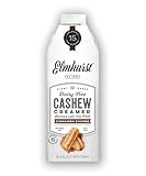 Elmhurst Cashew Creamer Cinnamon Churro, 6 x 750 ml, vegan, pflanzlicher Kaffeeweißer mit Zimtgeschmack, cremig, laktosefrei, ohne Emulgatoren, Hafer und Cashew Barista geeignet