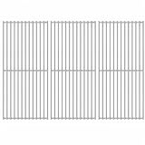 GFTIME 41,5 x 70,5cm Edelstahl Grillrost für Burnhard Big FRED Gasgrill, Grillrost für Taino Platinum 4+2, Taino Black 4+2, für Tepro 3662 gasgrill, Jedes Stück misst 41,5 x 23,5 cm, insgesamt 3 Stück