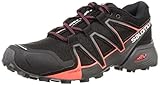 Salomon Speedcross Vario 2 Damen Trail Running Schuhe, Grip auf jeder Oberfläche, Fußhalt, Schutz, Black, 40 2/3