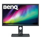 BenQ SW321C Fotografen Monitor (AQCOLOR Technologie, 32 Zoll, 4K UHD, IPS, P3-Farbraum, USB-C-Laden, DP / HDMI, Hardware kalibriert, Höhenverstellbar), MacBook kompatibel