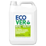 Ecover Allzweckreiniger Zitronengras & Ingwer (5 L), nachhaltiger Reinger und Fettlöser mit pflanzenbasierten und biologisch-abbaubaren Inhaltsstoffen, Veganer-freundliche Formel | 1er Pack