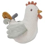 Little Dutch 8803 Stehauffigur Stofftier Huhn - Little Farm weiß