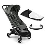Bugaboo Butterfly 2 Reisebuggy Set – leichter, faltbarer Kinderwagen mit Sicherheitsbügel & Regenabdeckung – Handgepäckgröße, mit Liegefunktion – ab 6 Monaten bis 4 Jahre – Forest Green