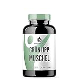 Kräuterland Grünlippmuschel Kapseln - 180 Kapseln, hochdosiert Tagesportion 1500mg - reines Grünlippmuschelpulver Extrakt aus Neuseeland - deutsche Premium Qualität