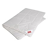 HEFEL Zirbendecke Light Wellness medium, Füllung: 100% Schurwolle mit Zirbenholzspänen 155x220 cm