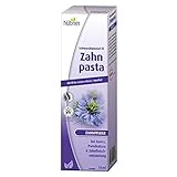 Schwarzkümmel-Öl Zahnpasta, Natürliche Zahnpflege mit Schwarzkümmelöl, Curcuma-Extrakt und Xylitol, Vegan und glutenfrei, 50 ml