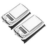 DIYEAH 2 Stück Kleiner Digitale Lcd Waage 200g/0,01g Tragbare Kleiner Grammwaage für Küche Schmuck und Lebensmittel Präzise Elektronische Taschenwaage ohne Batterien