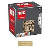 TOX Messing Spreizdübel Metrix M8 x 28 mm, 25 Stück, 026100141