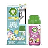 Air Wick Freshmatic Max Starter-Set Fresh Spring Breeze 250ml + Air Wick Freshmatic Max Nachfüller Raspberry Rose Splash 250ml