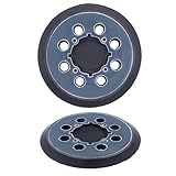 2 Stück 5 Zoll 8-Loch Schleifpad Auto Polierpad für DWE6421/6421K, DCW210B Schleifmaschinen Ersatz Trägerplatten Multisurface Polierscheibe
